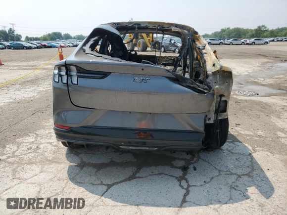 2023 Ford Mustang Mach-E GT с VIN 3FMTK4SE8PMA92677, выставлен на аукционе Copart как лот 59948265 с пробегом Не указан миль и Списание • Salvage title. История ставок и продаж доступна на DreamBid. Изображение 6.