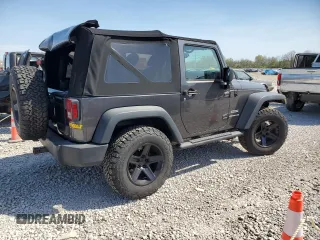 2016 Jeep Wrangler Sport with VIN 1C4AJWAG1GL288068, listed as a Copart auction lot 54255485 with 56,385 mi miles and Non Repairable. Bid and sale history available at carsss.com. Image 3.