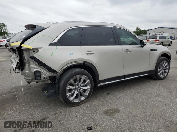 2024 Mazda CX-90 Premium Plus with VIN JM3KKEHD0R1138238, listed as a Copart auction lot 58340315 with 22,396 mi miles and Salvage title. Bid and sale history available at DreamBid. Image 3.