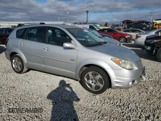 2005 Pontiac Vibe with VIN 5Y2SL63825Z400231, listed as a Copart auction lot 78368214 with 0 mi miles and Salvage Title. Bid and sale history available at carsss.com. Image 4.