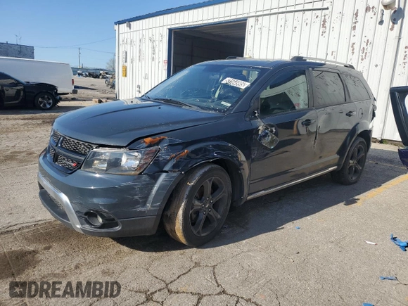 2018 Dodge Journey Crossroad with VIN 3C4PDDGG7JT430593, listed as a Copart auction lot 53164995 with 130,421 mi miles and Clean Title. Bid and sale history available at carsss.com. Image 1.