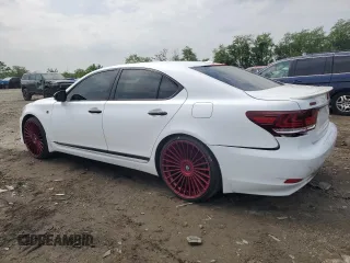 2013 Lexus LS 460 z VIN JTHCL5EF3D5016800, wystawiony jako Copart lot #57410765 z przebiegiem 174 007 mil mil oraz Szkoda całkowita • Salvage title. Historia ofert i sprzedaży dostępna na DreamBid. Obrazek 2.