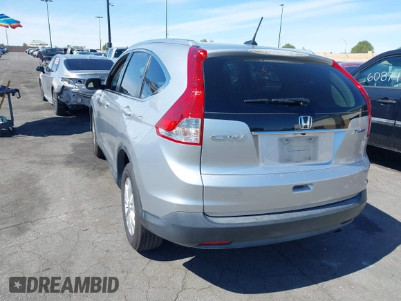 2012 Honda CR-V EX-L with VIN JHLRM4H7XCC025384, listed as a IAAI auction lot 41763825 with 93,824 mi miles. Bid and sale history available at carsss.com. Image 3.