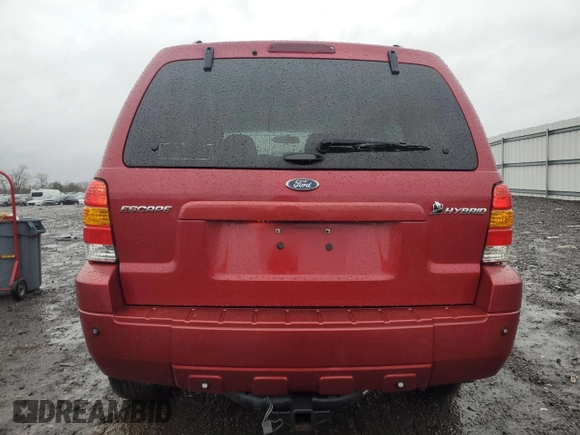 2007 Ford Escape Hybrid z VIN 1FMCU59H47KB77538, wystawiony jako Copart lot #86355294 z przebiegiem 113 539 mil mil oraz Szkoda całkowita • Salvage title. Historia ofert i sprzedaży dostępna na DreamBid. Obrazek 6.