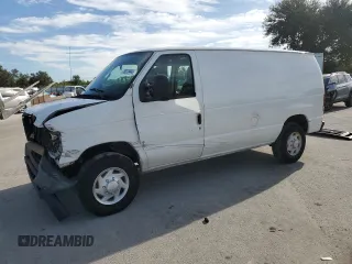 2009 Ford Econoline Cargo Commercial with VIN 1FTNE14W59DA91459, listed as a Copart auction lot 76513444 with 269,286 mi miles and Salvage Title. Bid and sale history available at DreamBid. Image 1.