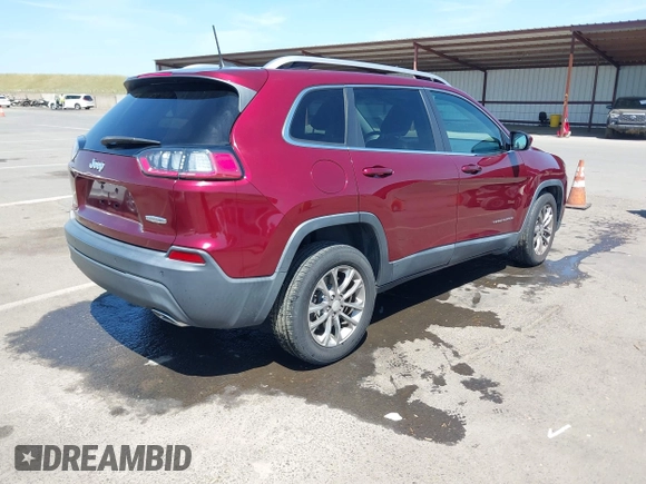 2019 Jeep Cherokee Latitude Plus with VIN 1C4PJLLX6KD346524, listed as a IAAI auction lot 42104323 with 28,223 mi miles and . Bid and sale history available at DreamBid. Image 4.
