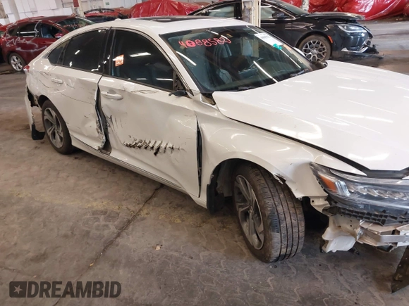 2018 Honda Accord EX-L z VIN 1HGCV1F59JA219544, wystawiony jako IAAI lot #40885821 z przebiegiem 172 020 mil mil oraz . Historia ofert i sprzedaży dostępna na DreamBid. Obrazek 6.