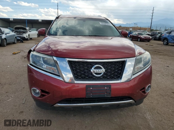 2016 Nissan Pathfinder Platinum with VIN 5N1AR2MM1GC616054, listed as a Copart auction lot 70506944 with 97,532 mi miles and Salvage title. Bid and sale history available at DreamBid. Image 5.
