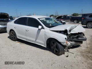 2012 Volkswagen Passat SE with VIN 1VWBP7A37CC100201, listed as a Copart auction lot 72813234 with Not provided miles and Salvage title. Bid and sale history available at DreamBid. Image 4.