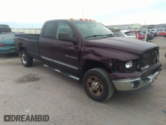 2005 Dodge 3500 SLT z VIN 3D7LS38C65G768954, wystawiony jako IAAI lot #40947309 z przebiegiem 262 829 mil mil oraz . Historia ofert i sprzedaży dostępna na DreamBid. Obrazek 1.