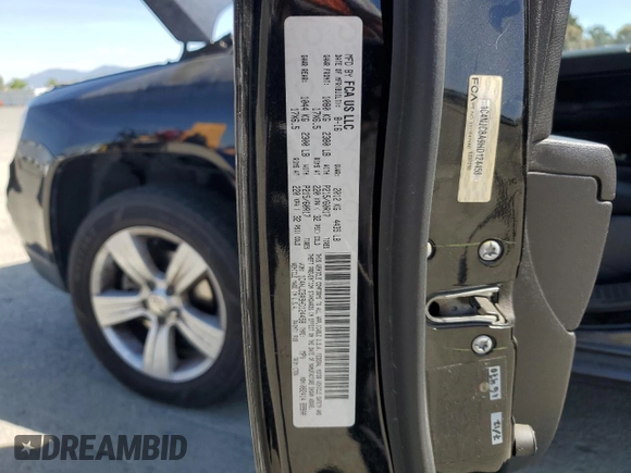 2017 Jeep Compass Sport с VIN 1C4NJCBA9HD124458, выставлен на аукционе Copart как лот 57187725 с пробегом 205 514 миль миль и Чистый • Clean title. История ставок и продаж доступна на DreamBid. Изображение 13.