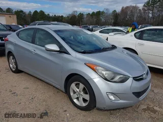 2012 Hyundai Elantra GLS with VIN 5NPDH4AE0CH077227, listed as a IAAI auction lot 41779353 with 112,750 mi miles. Bid and sale history available at carsss.com. Image 1.