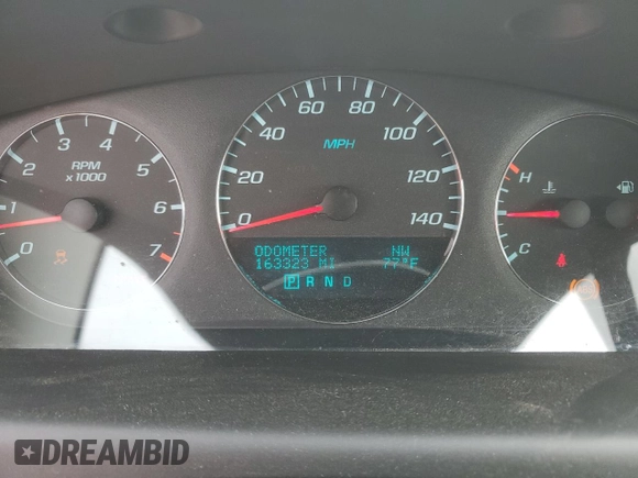 2013 Chevrolet Impala LT with VIN 2G1WG5E39D1232475, listed as a Copart auction lot 53797565 with 163,323 mi miles and Salvage Title. Bid and sale history available at DreamBid. Image 9.