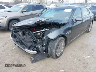 2020 Genesis G90 5.0L Ultimate with VIN KMTF54PH1LU081314, listed as a IAAI auction lot 41642178 with 122,450 mi miles. Bid and sale history available at carsss.com. Image 6.