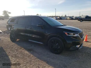 2023 Kia Carnival SX Prestige with VIN KNDNE5H38P6238611, listed as a Copart auction lot 81915204 with 23,507 mi miles and Salvage Title. Bid and sale history available at carsss.com. Image 4.