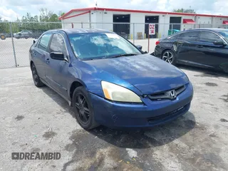 2003 Honda Accord LX z VIN 1HGCM56353A085644, wystawiony jako IAAI lot #42336118 z przebiegiem 167 200 mil mil oraz . Historia ofert i sprzedaży dostępna na DreamBid. Obrazek 6.