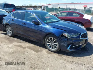 2020 Acura TLX w/Technology Pkg with VIN 19UUB1F51LA001890, listed as a IAAI auction lot 42046926 with 81,833 mi miles. Bid and sale history available at carsss.com. Image 1.