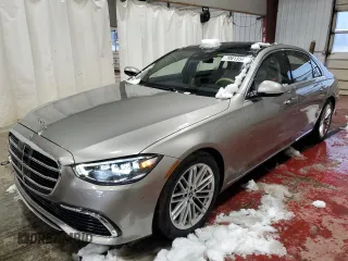 2023 Mercedes-Benz S-Class S 580 with VIN W1K6G7GB6PA178950, listed as a Copart auction lot 70613584 with 20,338 mi miles and Salvage Title. Bid and sale history available at carsss.com. Image 1.