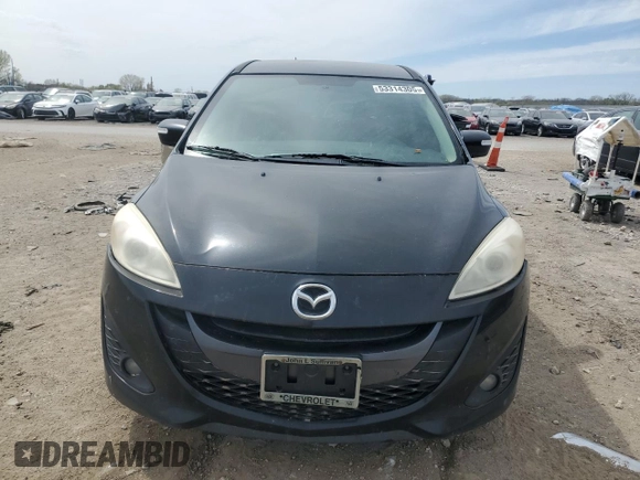 2015 Mazda 5 Touring with VIN JM1CW2CL2F0188574, listed as a Copart auction lot 53314305 with 138,731 mi miles and Salvage title. Bid and sale history available at DreamBid. Image 5.