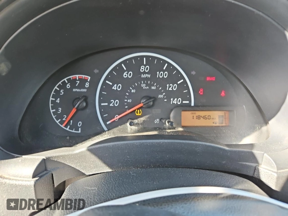 2014 Nissan Versa SV with VIN 3N1CN7AP5EL841182, listed as a Copart auction lot 52396185 with 118,460 mi miles and Salvage Title. Bid and sale history available at DreamBid. Image 9.