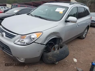 2012 Hyundai Veracruz Limited with VIN KM8NU4CCXCU195458, listed as a IAAI auction lot 41378578 with 224,646 mi miles and . Bid and sale history available at DreamBid. Image 2.