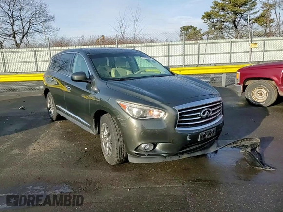 2013 Infiniti JX35 with VIN 5N1AL0MM9DC304341, listed as a Copart auction lot 43156525 with 32,577 mi miles and Salvage Title. Bid and sale history available at carsss.com. Image 11.