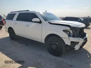 2024 Ford Expedition Max XLT z VIN 1FMJK1H8XREA21951, wystawiony jako Copart lot #45556635 z przebiegiem 8 544 mil mil oraz Szkoda całkowita • Salvage title. Historia ofert i sprzedaży dostępna na DreamBid. Obrazek 4.