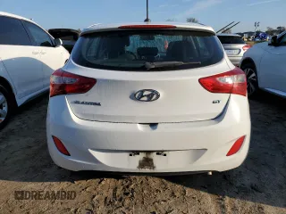 2017 Hyundai Elantra GT with VIN KMHD35LH1HU368999, listed as a Copart auction lot 72792634 with 0 mi miles and Salvage Title. Bid and sale history available at carsss.com. Image 6.