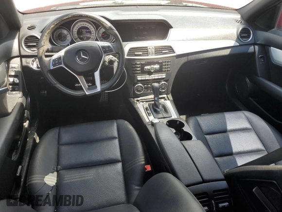 2014 Mercedes-Benz C 250 Sport with VIN WDDGF4HB8ER310433, listed as a Copart auction lot 59600615 with 73,189 mi miles and Salvage title. Bid and sale history available at DreamBid. Image 8.