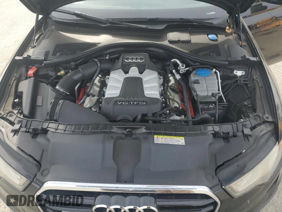 2012 Audi A6 Prestige with VIN WAUHGAFC4CN119339, listed as a Copart auction lot 52168965 with 106,943 mi miles and Salvage title. Bid and sale history available at DreamBid. Image 11.