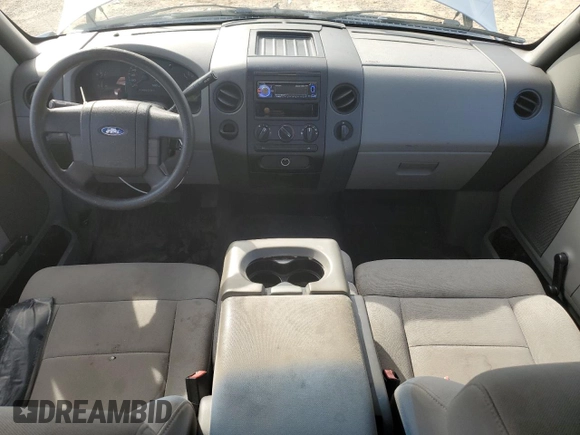 2005 Ford F-150 STX with VIN 1FTRX12W75NB68657, listed as a Copart auction lot 47725095 with 201,357 mi miles and Salvage title. Bid and sale history available at DreamBid. Image 8.