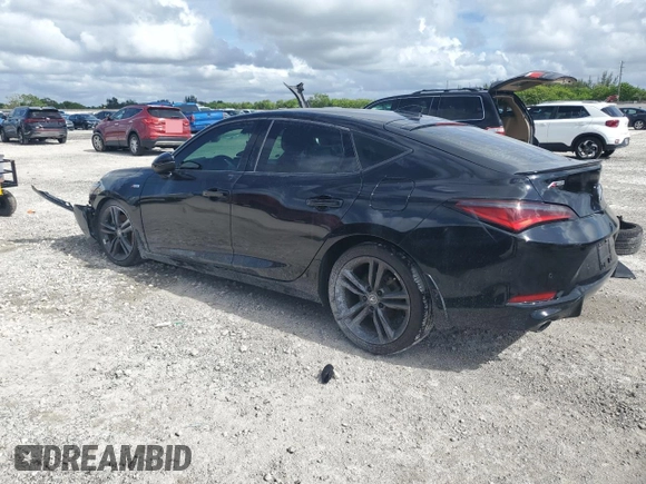 2023 Acura Integra Technology with VIN 19UDE4G76PA000944, listed as a Copart auction lot 60218825 with 38,661 mi miles and Salvage title. Bid and sale history available at DreamBid. Image 2.