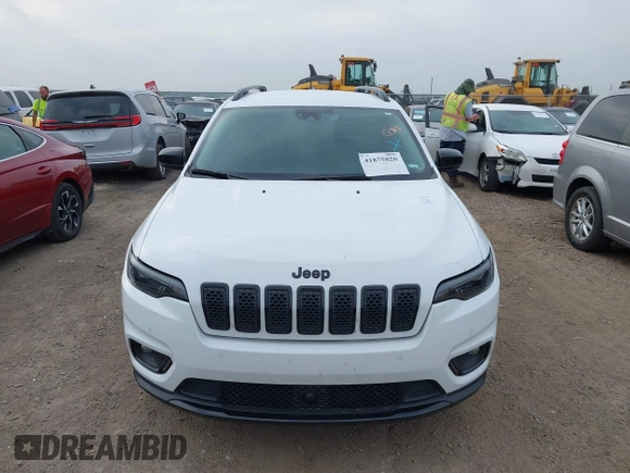 2023 Jeep Cherokee Altitude Lux with VIN 1C4PJMMB6PD112545, listed as a IAAI auction lot 41875820 with 53,559 mi miles. Bid and sale history available at carsss.com. Image 12.