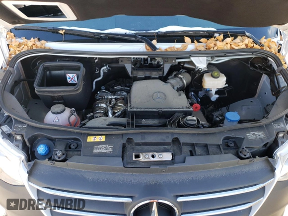 2024 Mercedes-Benz Sprinter Cargo with VIN W1W4NBHY8RP638983, listed as a Copart auction lot 78974264 with 5,376 mi miles and Salvage Title. Bid and sale history available at carsss.com. Image 12.