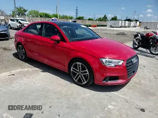 2019 Audi A3 Sedan Premium with VIN WAUAUGFF6KA089757, listed as a Copart auction lot 57540234 with 38,718 mi miles and Salvage Title. Bid and sale history available at carsss.com. Image 10.