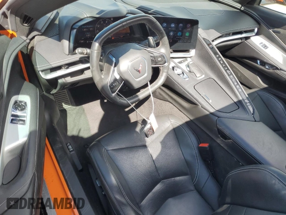 2022 Chevrolet Corvette 1LT with VIN 1G1YA2D40N5118657, listed as a Copart auction lot 48972845 with 17,189 mi miles and Salvage Title. Bid and sale history available at carsss.com. Image 8.
