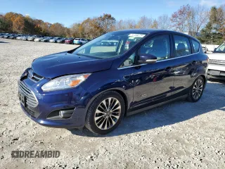 2017 Ford C-Max Energi Titanium with VIN 1FADP5FU3HL108567, listed as a Copart auction lot 74708223 with 45,269 mi miles. Bid and sale history available at carsss.com. Image 1.