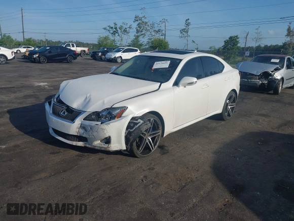 2010 Lexus IS 250 with VIN JTHCF5C20A2033235, listed as a IAAI auction lot 42126601 with 48,028 mi miles and . Bid and sale history available at DreamBid. Image 2.
