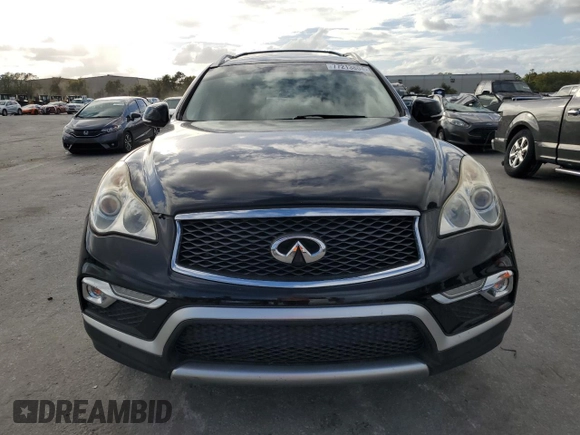 2017 Infiniti QX50 with VIN JN1BJ0RP7HM386591, listed as a Copart auction lot 77213804 with 0 mi miles and Salvage Title. Bid and sale history available at carsss.com. Image 5.