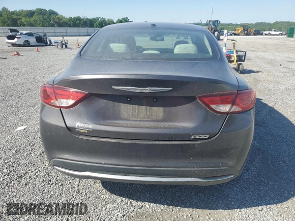 2015 Chrysler 200 Limited with VIN 1C3CCCAB9FN747683, listed as a Copart auction lot 54752485 with 187,495 mi miles and Salvage Title. Bid and sale history available at carsss.com. Image 6.