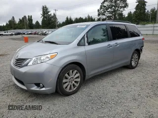2014 Toyota Sienna Limited z VIN 5TDDK3DC7ES080077, wystawiony jako Copart lot #59659515 z przebiegiem 92 025 mil mil oraz Szkoda całkowita • Salvage title. Historia ofert i sprzedaży dostępna na DreamBid. Obrazek 1.