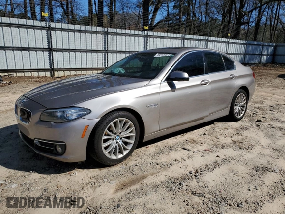 2016 BMW 5 Series 528i with VIN WBA5A5C5XGG349916, listed as a Copart auction lot 49257855 with 81,369 mi miles and Salvage Title. Bid and sale history available at carsss.com. Image 1.