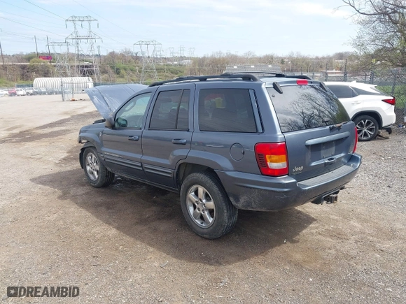 2004 Jeep Grand Cherokee Limited with VIN 1J8GW58N44C274714, listed as a IAAI auction lot 41922819 with 204,251 mi miles. Bid and sale history available at carsss.com. Image 3.
