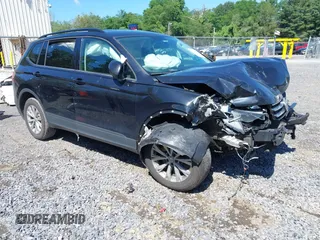 2019 Volkswagen Tiguan S with VIN 3VV0B7AX0KM164008, listed as a IAAI auction lot 42642748 with 83,764 mi miles and . Bid and sale history available at DreamBid. Image 1.