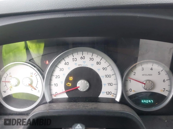 2008 Dodge Dakota SLT with VIN 1D7HW42KX8S560105, listed as a IAAI auction lot 41192410 with 99,097 mi miles and . Bid and sale history available at carsss.com. Image 7.