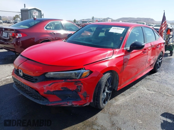 2022 Honda Civic Sport z VIN 2HGFE2F59NH594988, wystawiony jako IAAI lot #41938894 z przebiegiem 47 712 mil mil oraz . Historia ofert i sprzedaży dostępna na DreamBid. Obrazek 17.