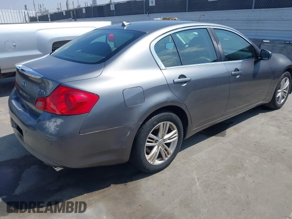 2012 Infiniti G37 x with VIN JN1CV6AR2CM676481, listed as a IAAI auction lot 42097284 with 124,871 mi miles and . Bid and sale history available at DreamBid. Image 4.