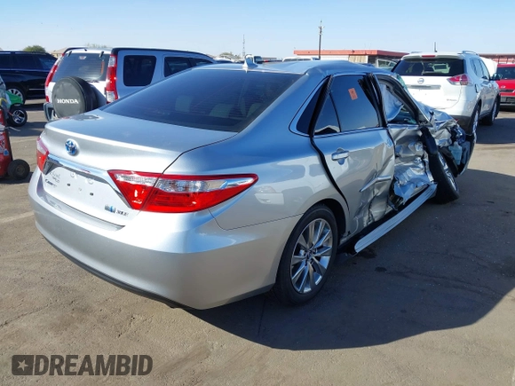 2017 Toyota Camry Hybrid LE with VIN 4T1BD1FKXHU221682, listed as a IAAI auction lot 41555214 with 1 mi miles. Bid and sale history available at carsss.com. Image 4.