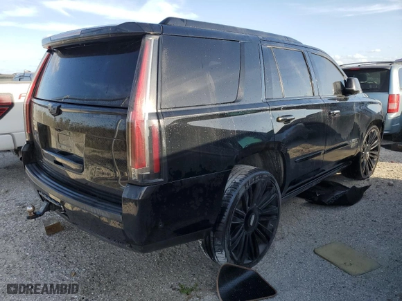 2018 Cadillac Escalade Platinum with VIN 1GYS3DKJ3JR318408, listed as a Copart auction lot 76171764 with 0 mi miles and Non Repairable. Bid and sale history available at carsss.com. Image 3.