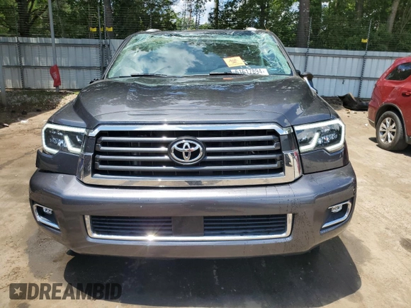 2020 Toyota Sequoia Limited with VIN 5TDKY5G17LS074238, listed as a Copart auction lot 61617894 with 62,445 mi miles and Salvage Title. Bid and sale history available at carsss.com. Image 5.